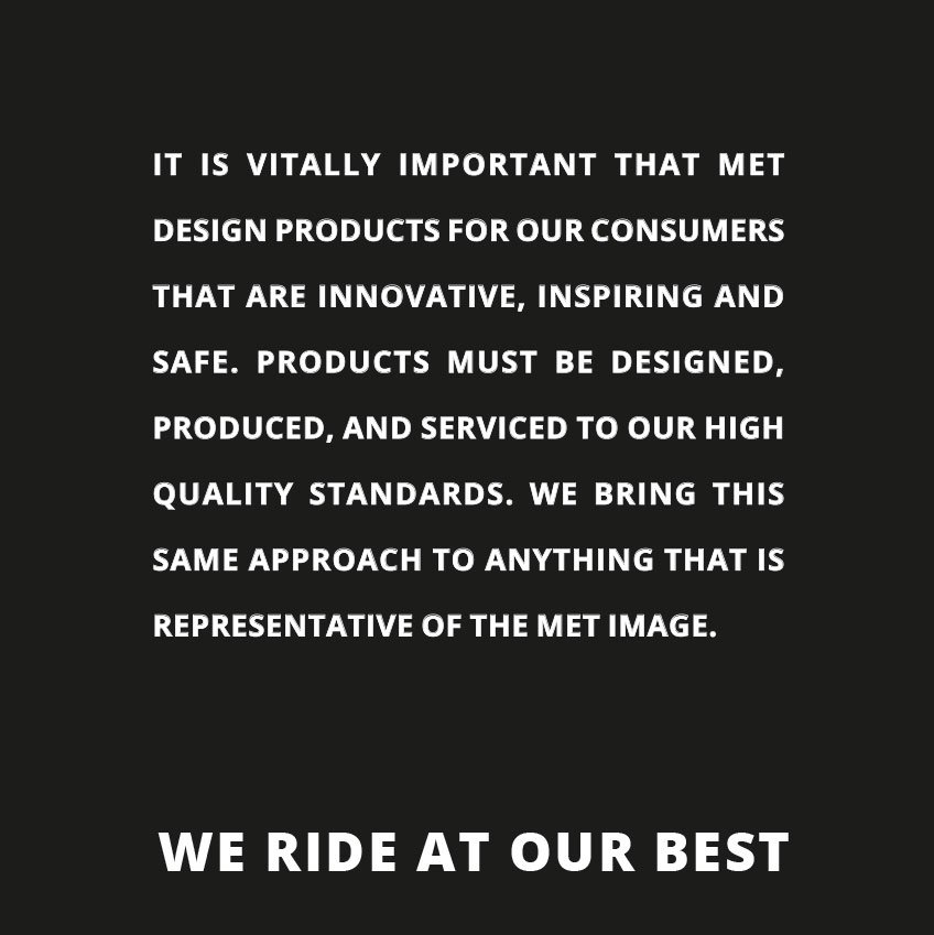 We ride our best