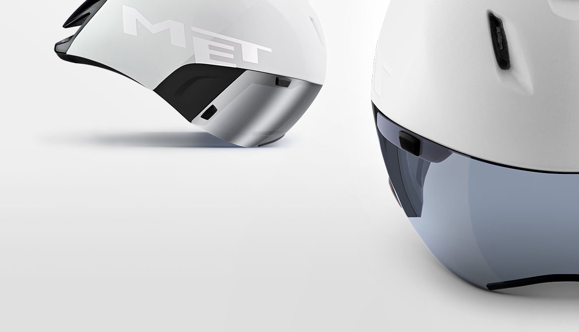 MET Dual-Mag shield for Codatronca Aero Helmet