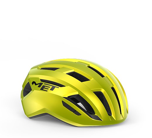 Road Bike Cycle Helmet MET Funandgo Matt Safety Yellow White 