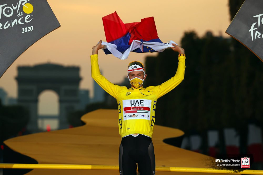 MET Trenta 3K Carbon Road and Aero Helmet with Tadej Pogacar 2020 Tour de France winner