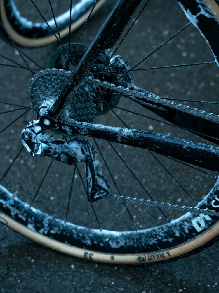 Iced up drivetrains at Val di Sole World Cup