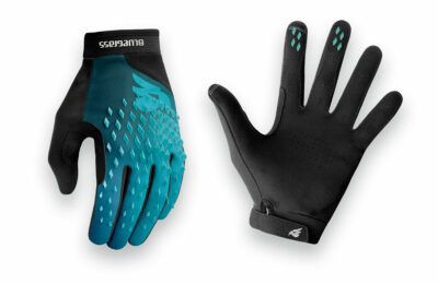 Prime Guanti Senza Dita Da Uomo Per Ciclismo, Mountain Bike, Palestra E Ginnastica – Modello 603, Taglia X-Large, Nero/Blu, Con Imbottitura In Gomma E Chiusura Velcro