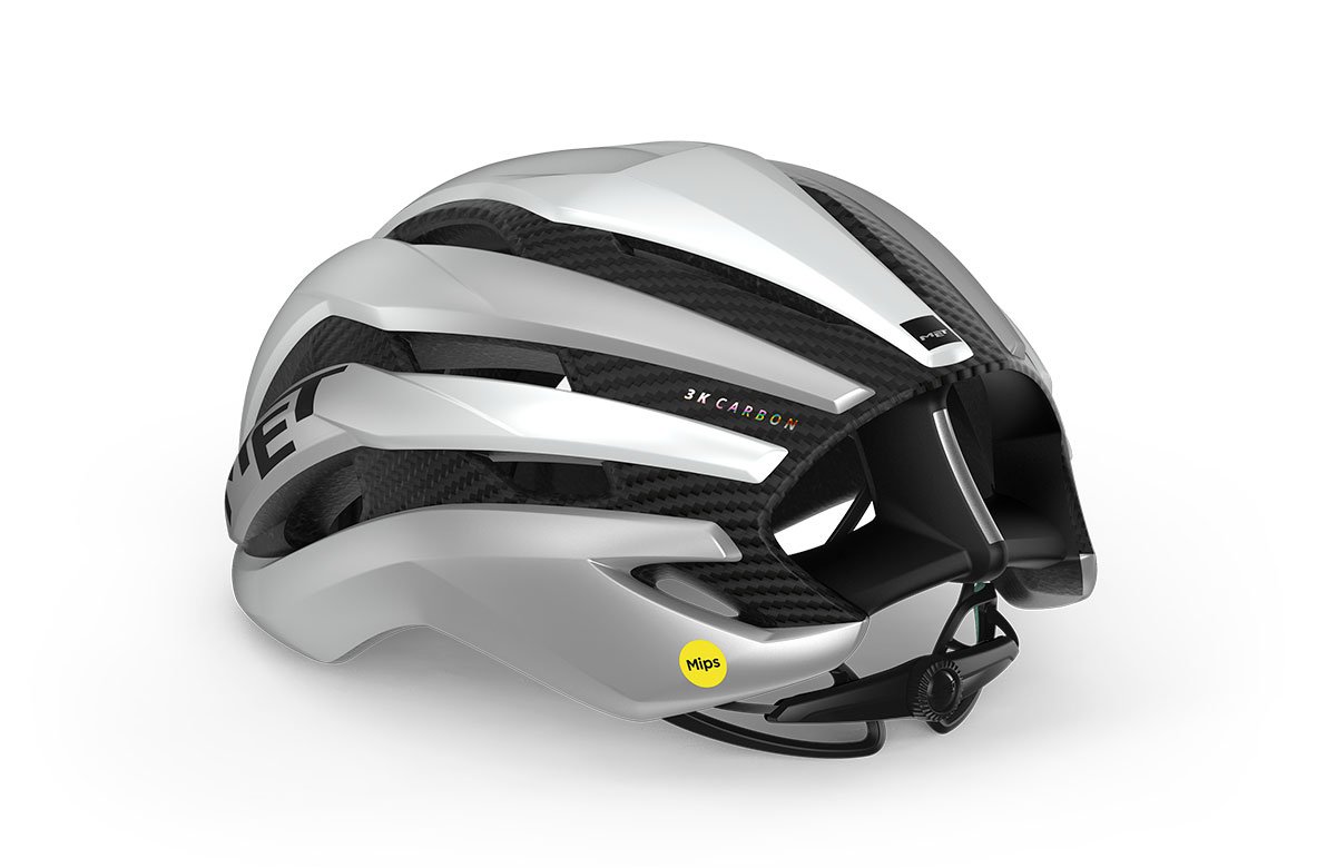 MET Trenta 3K Carbon Road Helmet Black Raw Carbon Matt 
