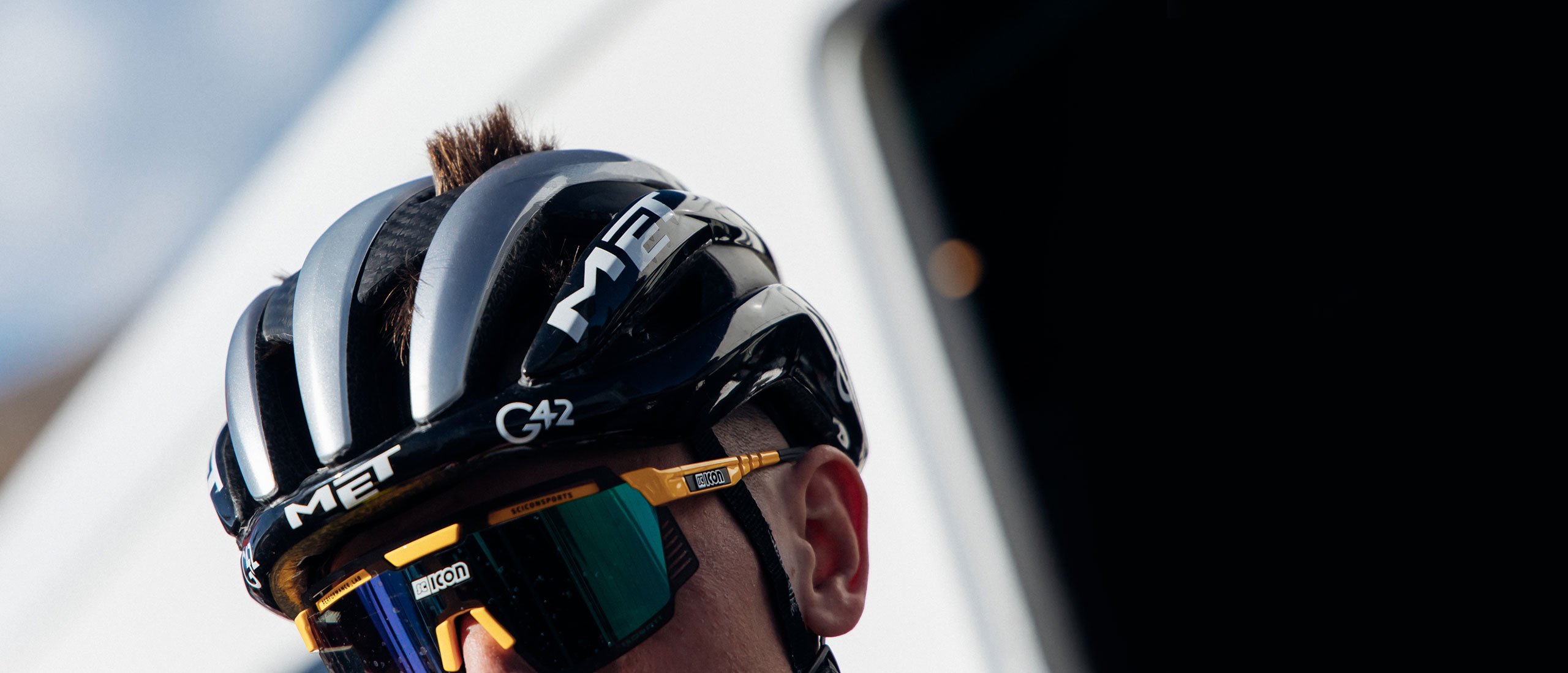 MET Trenta 3K Carbon Mips is a Road, Aero, Cyclocross and Gravel Helmet. Used by Tadej Pogačar and UAE Team Emirates in 2023 Road UCI World Tour season.