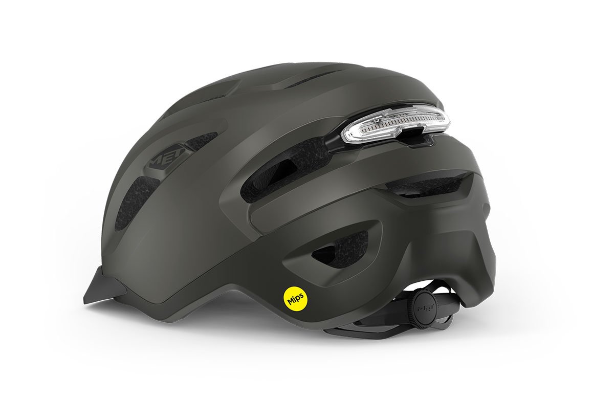 MET Urbex Mips E-Bike Urban Helmet with magnetic light