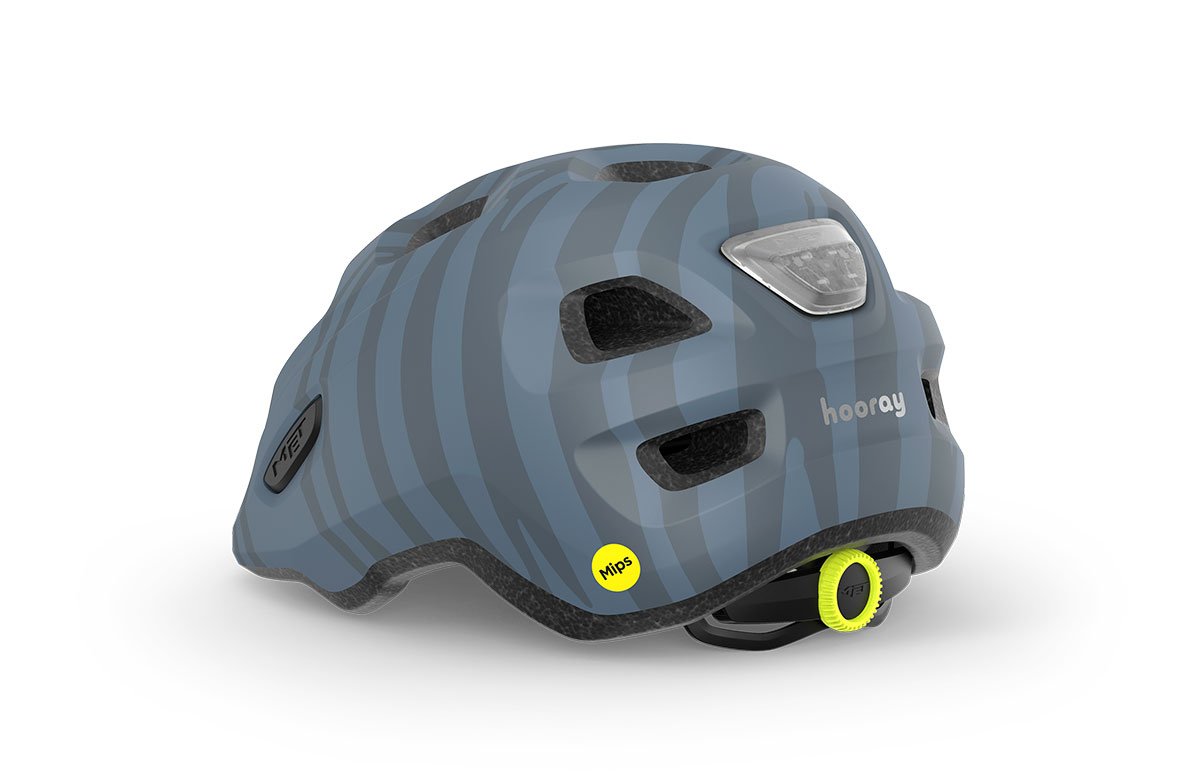 MET Hooray Mips Kids helmet with Integrated Rear Led Light