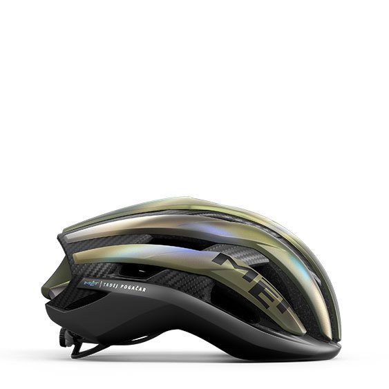 The new Limited Edition MET Trenta 3K Carbon Mips Tadej Pogačar is Performace Road Cycling Helmet.