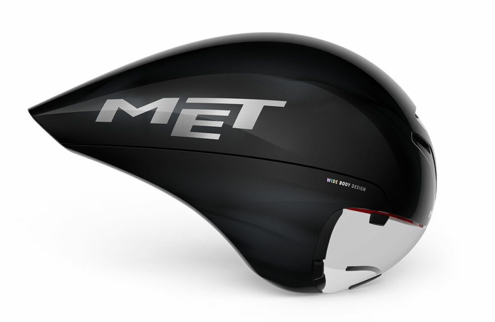 MET Drone Wide Body Aero Helmet for Triathlon and Time Trial