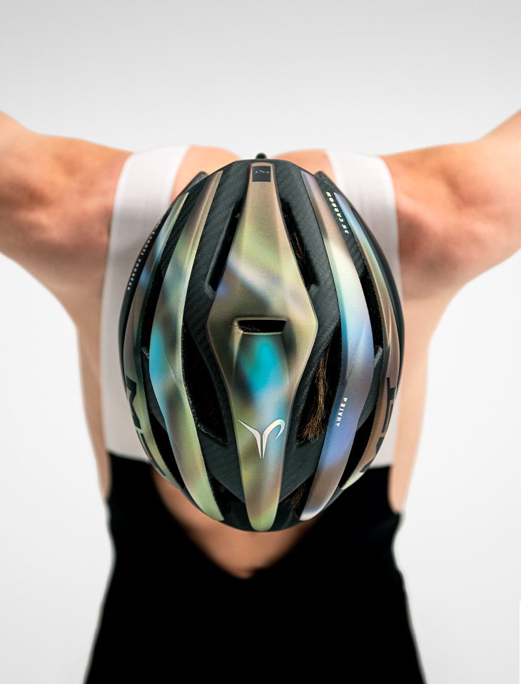 The new Limited Edition MET Trenta 3K Carbon Mips Tadej Pogačar is Performace Road Cycling Helmet.